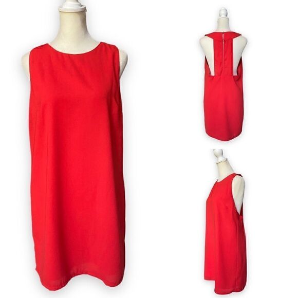 MIAMI Red Racerback Shift Mini Dress - Picture 16 of 16